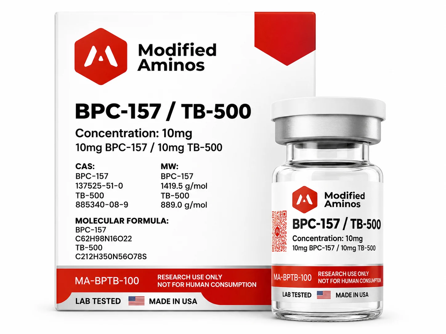 BPC-157 & TB-500 Blend 10/10mg